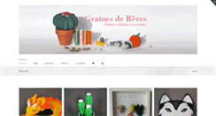 Desktop Screenshot of grainesdereves.com